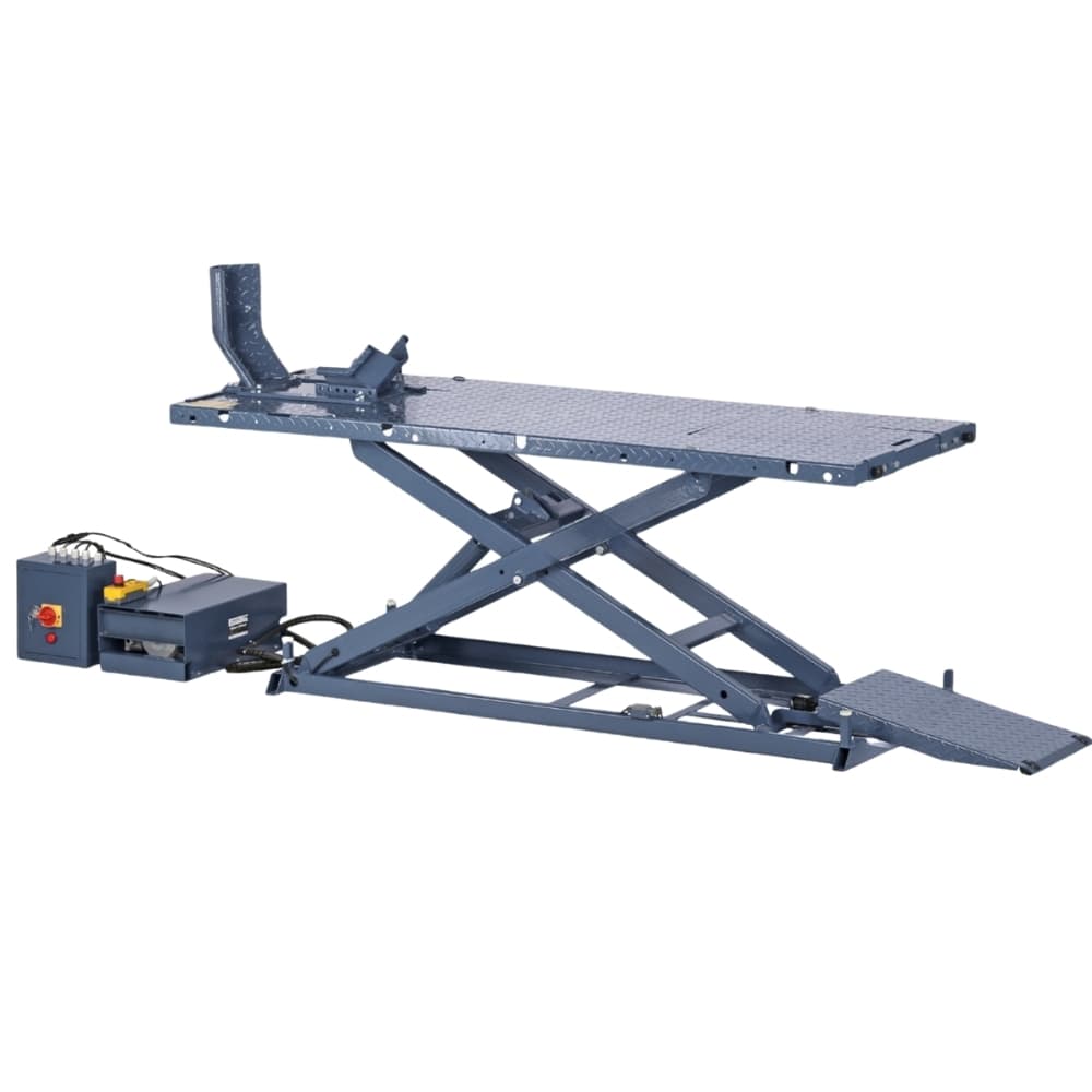 Motorcycle Lift 1t 830mm Electric Hydraulic Wheel Holder Kekur