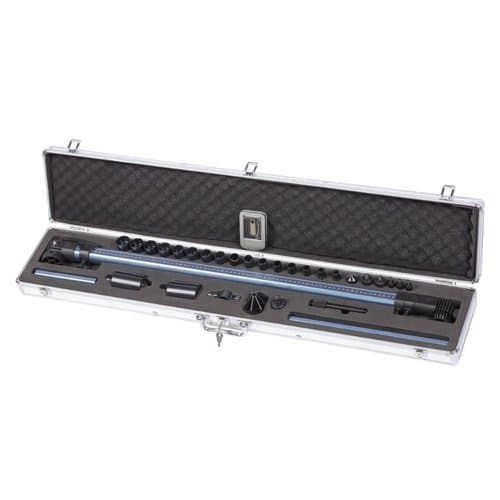 Telescopic Measuring Ruler with Magnetic Centering