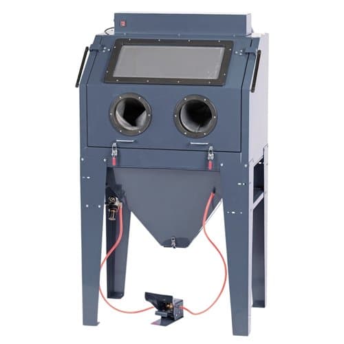 Sandblasting Cabinet 350L Front 300-400 L/min 945x605x605 mm Kekur