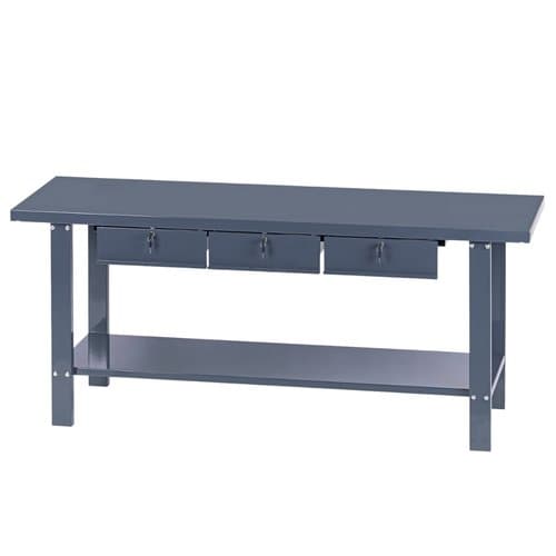 Workbench 800kg 3 Drawers Metal Kekur
