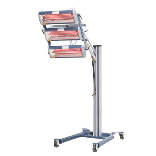 Infrared Curing Lamp 3 Elements 3 kW Shortwave Kekur