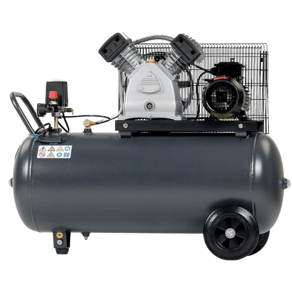 Piston Air Compressor 100L 420L/min Belt-Drive