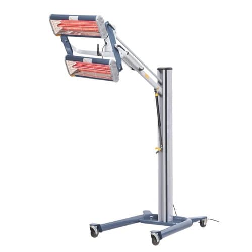 Infrared Curing Lamp 2 Elements 2 kW Shortwave Kekur