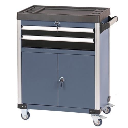 Tool Cabinet 2 Drawers 2 Shelves