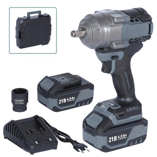 Cordless Impact Wrench 1/2" 1000Nm 21V 4A